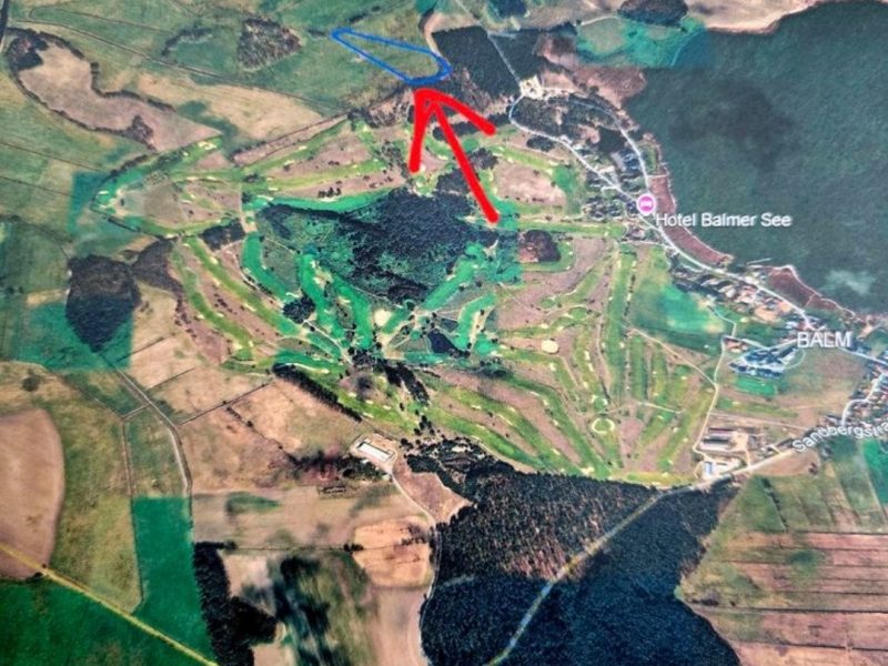 Ackerland, Grünland, Wald auf der Insel Usedom