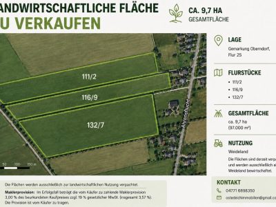 Landwirtschaftliche Fläche in Oberndorf / Ahrensflucht zu verkaufen